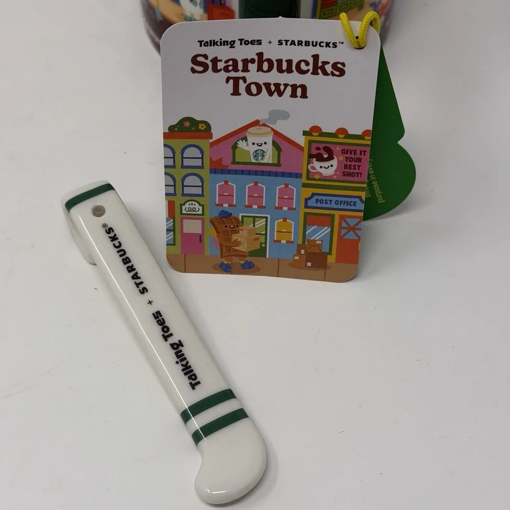 Starbucks Singapore Talking Toes Town Mug w/ Stirrer 30th Anniversary 2026 Rare‎
